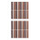 60Pièces Planches Sol En Bois Décor Mini Maison Accessoires Variés 5
