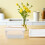 White Plastic Glass Cup Organizer Rack for Home and Bar 6