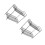 2Pcs Black Wrought Iron Multi-Storey Storage Rack 7