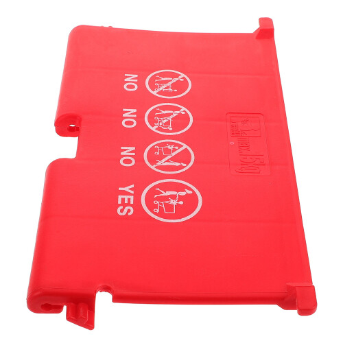 2Pièces Mini Chariot De En Rouge Sécurisé 1