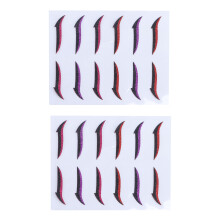 24Pairs Multi Color Reusable Eyeliner Stickers Double Eyelid Tapes