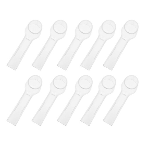 12Stk Zahnbürsten Schutzkappen Transparent Für &