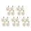 20Pièces De Remplacement Pour Trotteur Bébé Beige PP Durable 8