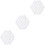 90 Pcs Plastic Backgammon Pieces Board Game Accessory 5