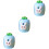 3Pcs Handheld Pencil Sharpener For Students Portable Carrot Shaped 7
