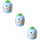 3Pcs Handheld Pencil Sharpener For Students Portable Carrot Shaped 11