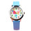 Blue Adorable Kids Watch Creative Quartz Movement for Students 6