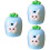 3Pcs Handheld Pencil Sharpener For Students Portable Carrot Shaped 8