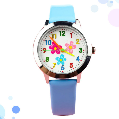 Blue Adorable Kids Watch Creative Quartz Movement for Students 2