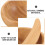 2Pièces Bols Bambou Kaki Compacts Pour Préparation Masques 8