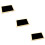 3Pcs 30X20Cm Chalkboard Single-Sided Erasable Message Board Black 9