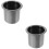 2Pcs Stainless Steel Portable Drop-In Sofa Cup Holder 8