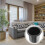 2Pcs Stainless Steel Portable Drop-In Sofa Cup Holder 11
