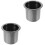 2Pcs Stainless Steel Portable Drop-In Sofa Cup Holder 5