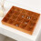 2Pcs Wooden Sorting Tray With Divided Compartments Organizer Box 7