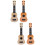 4 Pcs Small Guitar Simulation Ukulele For Kids Musical Learning 9