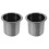 2Pcs Stainless Steel Portable Drop-In Sofa Cup Holder 4