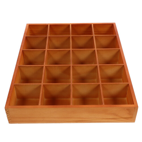 2Pcs Wooden Sorting Tray With Divided Compartments Organizer Box 2