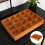 2Pcs Wooden Sorting Tray With Divided Compartments Organizer Box 4