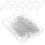 750Pcs Nichrome U Shaped Hooks Silver High Temp Wire for Ceramic Craft 3