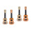 4 Pcs Small Guitar Simulation Ukulele For Kids Musical Learning 6