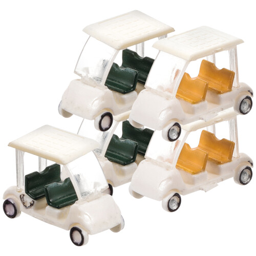 25 Pcs Mini Golf Cart Models Small Figurines For Sand Table Play 2
