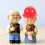 30Pcs Red Mini Safety Plastic Doll Hat Pet Accessories 6