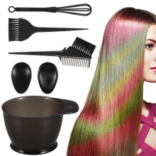 Hair Styling Tool Set With Oil Treatment Comb Brush Bowl Ear Protector