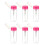 6 Pcs 100ml Push Down Plastic Nail Polish Remover Dispenser Bottles 1