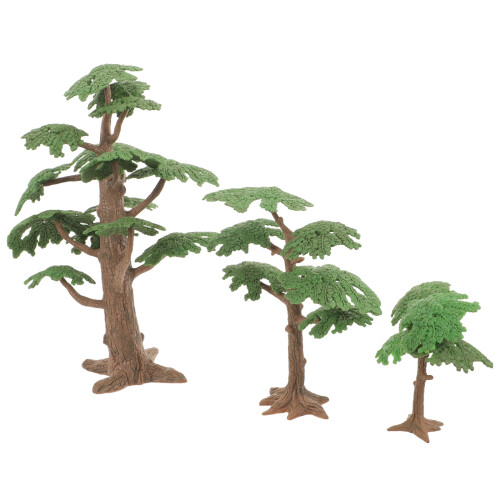 6 Pcs Miniature Tree Model Tabletop Micro Scenery DIY Simulation Decor 1