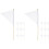 20 Pcs Marking Flags Garden Triangular Irrigation Landscape Marker 4
