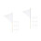 20 Pcs Marking Flags Garden Triangular Irrigation Landscape Marker 6