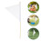 20 Pcs Marking Flags Garden Triangular Irrigation Landscape Marker 11