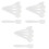 300 Pcs Disposable Frosted Tip Spatula For Cosmetic Mixing Sampling 3