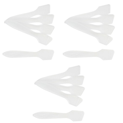 300 Pcs Disposable Frosted Tip Spatula For Cosmetic Mixing Sampling 2