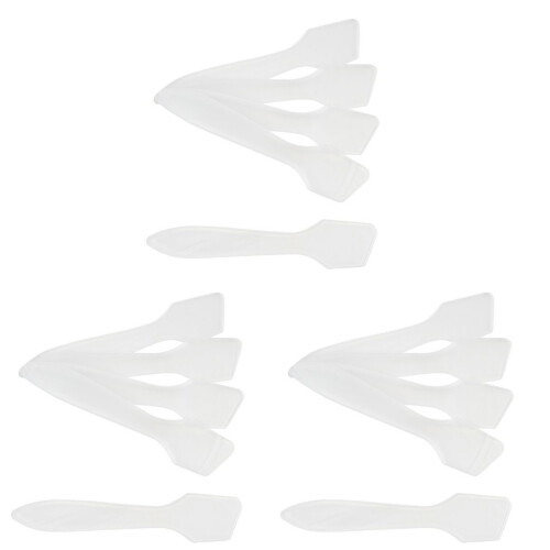 300 Pcs Disposable Frosted Tip Spatula For Cosmetic Mixing Sampling 1