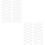 200 Sets Cake Box With Plastic Handles Paper Gift Case Accessories 8