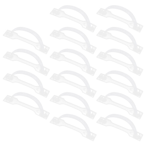 200 Sets Cake Box With Plastic Handles Paper Gift Case Accessories 2