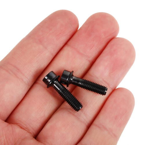 10Pièces Vis Remplacement Titane Noir Accessoires 2