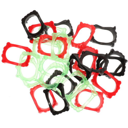90 Pcs Halloween Fake Teeth Cosplay Props