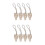 8 Sets Replacement Roller Shade Bungee Cords With Balls 6