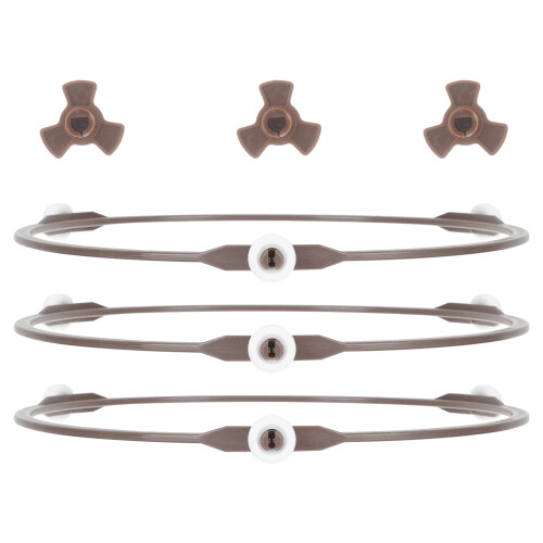 2 Sets Microwave Turntable Holder Plate Ring
