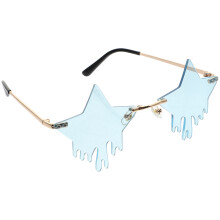 2Paren Party Blauwe Star Eyeglasses Speels En Duurzaam
