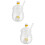 2Pcs Glass Honey Jar With Dipper And Lid 8
