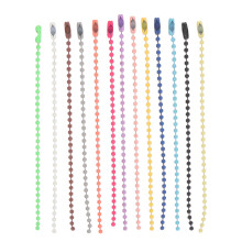 500 Pcs Ball Bead Chains For Key Ring Doll Label Hand Tag