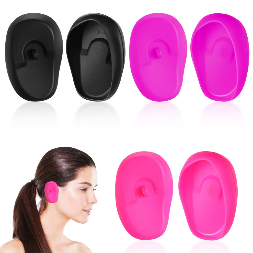 Totority 6 Pairs Silicone Ear Covers For Hair Styling Perm Dye