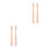 4 Pcs Solid Wood Staircase Spindles Unpainted Baluster For Diy Decor 4