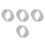 3pcs Fabric Webbing Pack Multi-Function Wrapping Ribbon For Diy Decorations 6