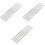 6 Pcs Transparent 30cm Plastic Ruler For Drawing And Measuring 3