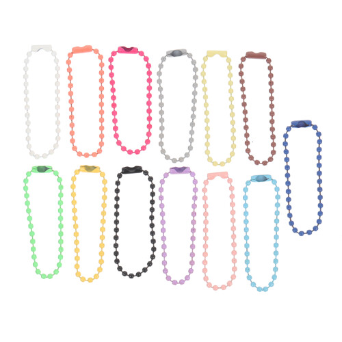 500 Pcs Ball Bead Chains For Key Ring Doll Label Hand Tag 1